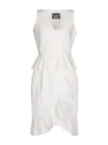 Boutique Moschino Short Dresses In White