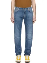 Acne Studios North Mid-rise Jeans In Blue