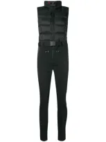 Perfect Moment Super Star Quilted Jumpsuit In Black