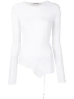 Roberto Cavalli Long-sleeved T-shirt In White