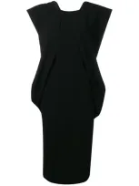 Chalayan Structured Shoulder Dress In Black