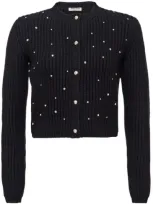 Miu Miu Cardigan Aus Kaschmir In Black