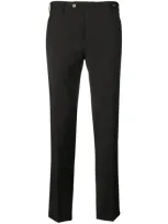 Pt01 Slim Fit Tailored Trousers In Black