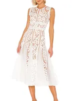 Bronx And Banco Women's Bridal Saba Guipure Lace Midi-dress In White