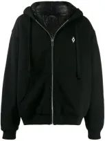 Marcelo Burlon County Of Milan Polaroid-print Oversized Hoodie In Black