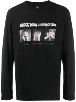 Marcelo Burlon County Of Milan Printed Sweatshirt In Black