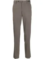 Pt01 Straight Leg Trousers In Grey