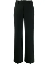 Closed Wide Leg Trousers In 100 Black