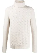 N•peal Turtle Neck Sweater In White