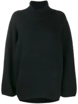 Totême Turtle Neck Jumper In Black