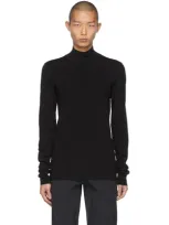 Bottega Veneta Cashmere Turtleneck Sweater In 1000 Black