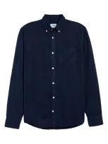 Nn07 Levon Slim Fit Button-down Shirt In Blue