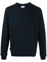 Woolrich Sweatshirt Mit Logo-stickerei In Blue