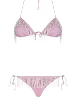 Oseree Verzierter Bikini In Pink