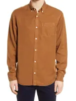 Nn07 Levon Slim Fit Button-down Shirt In Canela Brown