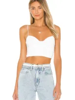 Lovers & Friends Ida Twist Front Top In Ivory