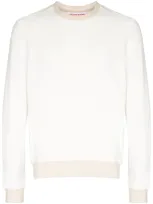 Orlebar Brown Pierce Towelling Cotton Sweatshirt In White