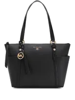 Michael Michael Kors Nomad Leather Bag In Black