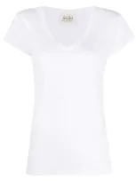 Mc2 Saint Barth Eloise Linen T-shirt In White