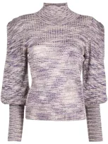 Ulla Johnson Josie Turtleneck Jumper In Purple