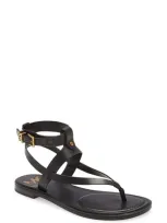 Michael Michael Kors Pearson Sandal In Black Leather