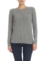 Polo Ralph Lauren Cable Sweater In Grey