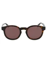 Gucci Eyewear Round Frame Sunglasses In Brown