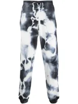 Marcelo Burlon County Of Milan Tie-dye Track Trousers In Blue