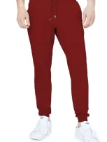 Redvanly Donahue Water Resistant Joggers In Pomegranate