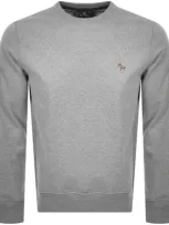 Paul Smith Zebra Logo Sweatshirt In Grey