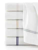 Matouk 2 Lines King Sheet Set In White