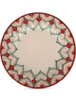 Les-ottomans Peacock Dessert Plate In Mehrfarbig