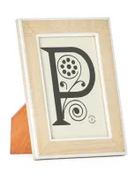 Pigeon & Poodle Aberdeen Picture Frame, 4" X 6" In Beige/white