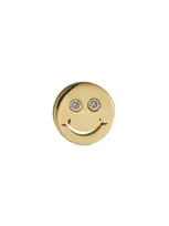 Sydney Evan 14k Diamond Happy Face Stud Earring, Single