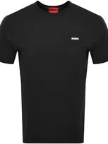 Hugo Dero222 Crew Neck Short Sleeve T Shirt Black