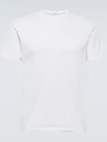 Sunspel Sea Island Cotton-jersey T-shirt In White