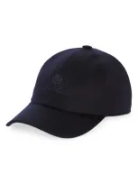 Loro Piana Logo-embroidered Storm System® Cotton-blend Corduroy Baseball Cap In Black