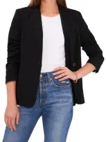 Vince Camuto Sophia One-button Blazer In Rich Black