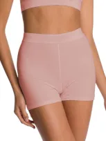 Wolford Beauty Bike Shorts In Powder Pink