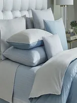 Home Treasures Asher King Pillow Sham In Marine/ash