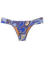 Lygia & Nanny Graphic-print Bikini In Blue