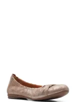 Clarks Rena Step Suede Flat In Brown