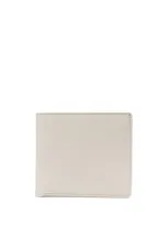 Maison Margiela Four-stitch Logo Bi-fold Wallet In Neutrals