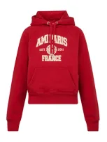 Ami Alexandre Mattiussi Hoodie In Rosso