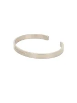 Maison Margiela Cuff Bracelet In Palladioburattato