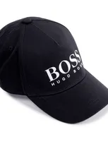 Hugo Boss Hat With Logo In Nero