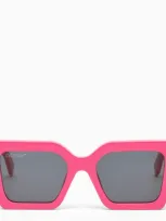 Off-white Fuchsia Catalina Sunglasses In Pink