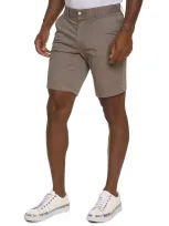 Robert Graham Lonestar Stretch Cotton Shorts In Grey