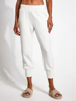 Varley The Slim Cuff Pant 25 Ivory Marl