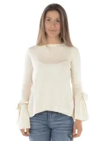 Liu •jo Liu Jo Sweater In Cream